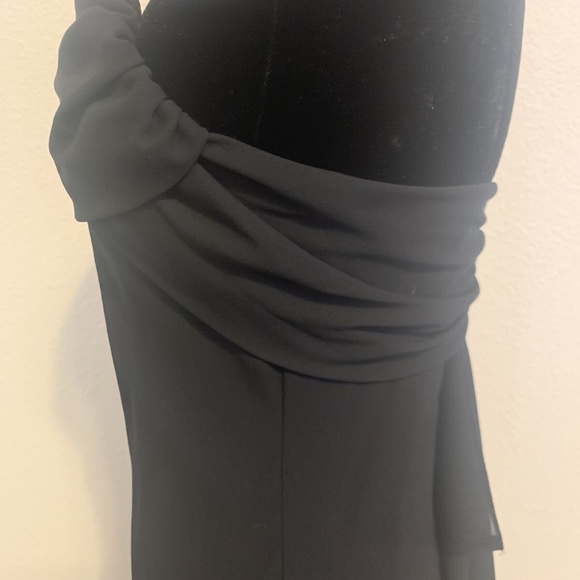 Vintage Nightway Collections Cocktail Little Black Slip Dress Women's Size 4 - Picture 10 of 12